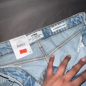 NWT COTTON ON LIGHT WASH SLIM STRAIGHT JEANS
